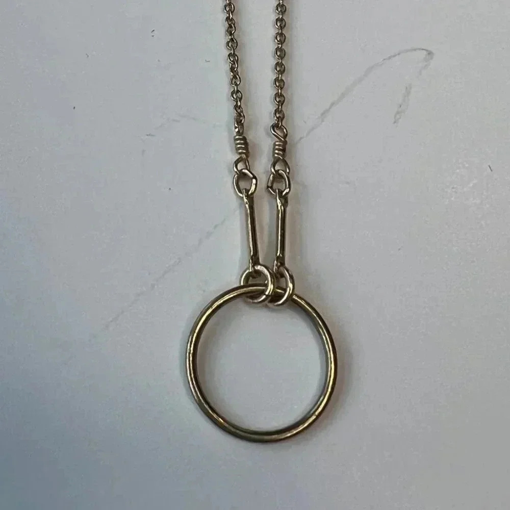 Gold Circular Necklace